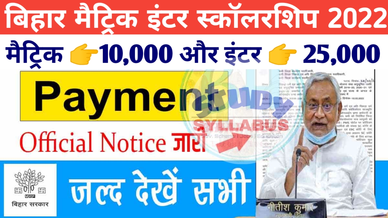 Bihar Matric Inter Scholarship 25000 yahan se mil raha hai jaldi se check Karen