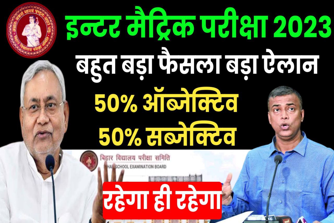 Bihar Board 2023 Exam me Kitana objective rahegaa 12th | BSEB 12 10 me Kitana objective rahegaa 2023 me