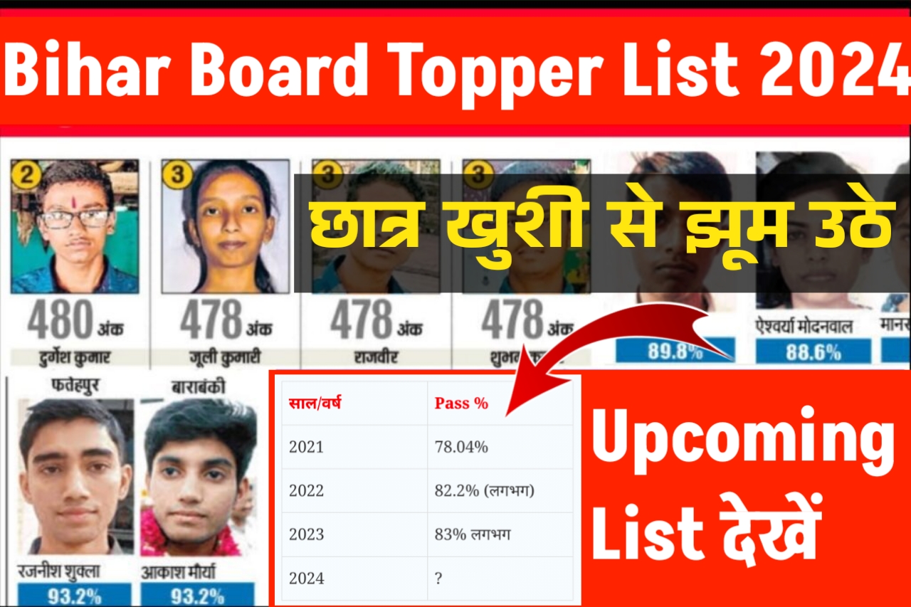 Bihar Board Topper List 2024 : टॉपर लिस्ट में कौन-कौन से छात्रों का नाम आ रहा है यहां से देखें